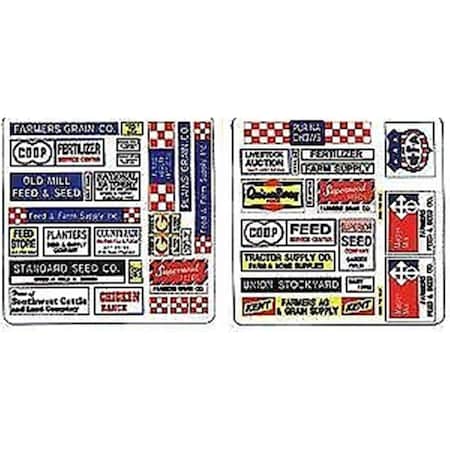 Endless Games HO Scale Feed & Seed Store Sign EN1661988